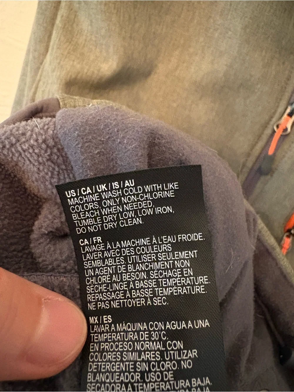 Men's Olive Green Softshell Jacket with Gray Accents